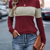 “Women’s Color-Block Long-Sleeve Tee”
