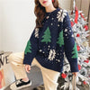 2024 Korean Christmas Sweater – Women’s Loose Hoodie