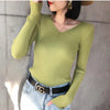 Rib Knit Long Sleeve Top