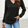 Elegant V-Neck Pullover