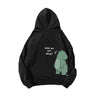 Men’s Dinosaur Hoodie – Cute Rock Ni Cartoon Pullover