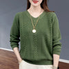 “Women’s V-Neck Knit Sweater”