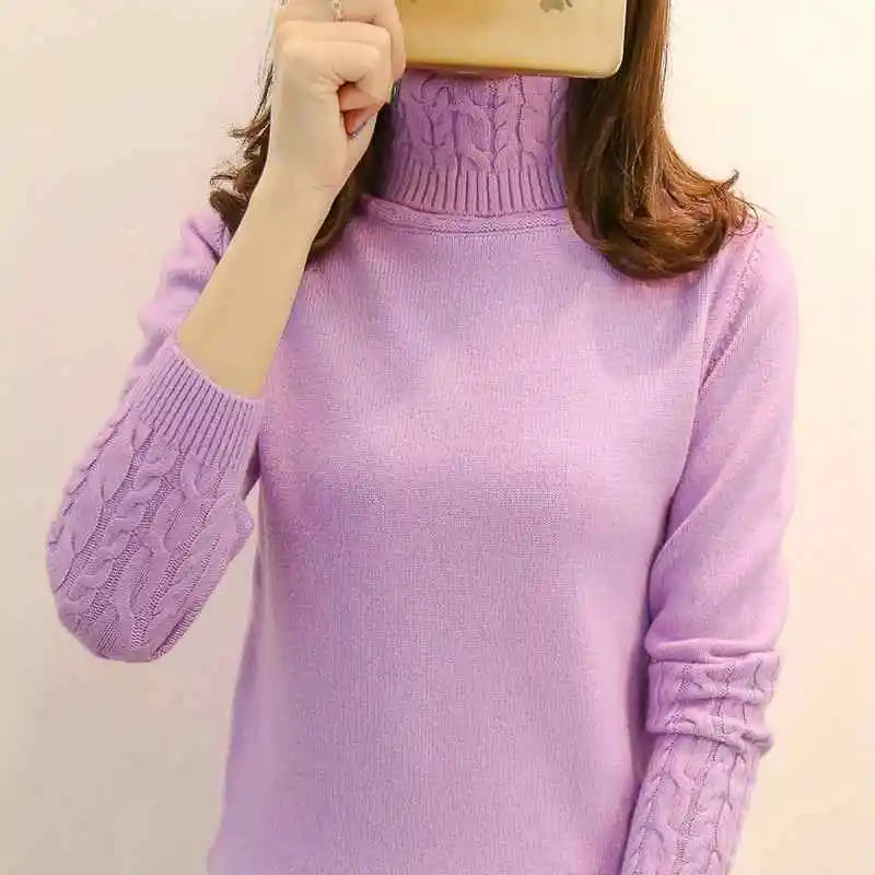 “Women’s Turtleneck Winter Sweater”