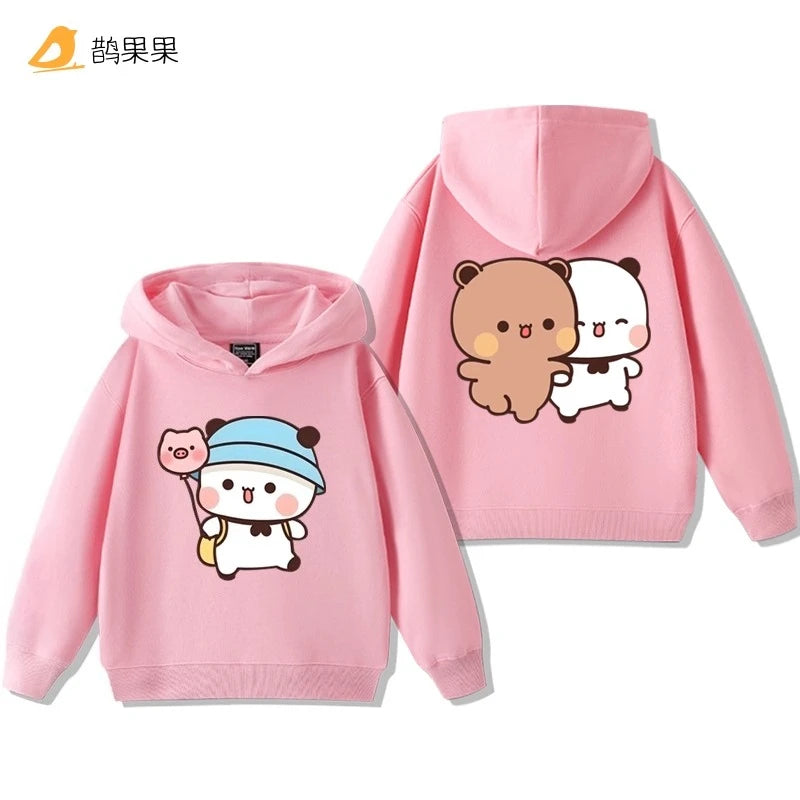 Bubu Cartoon Hoodie – Kids’ Autumn/Winter Sweatshirt