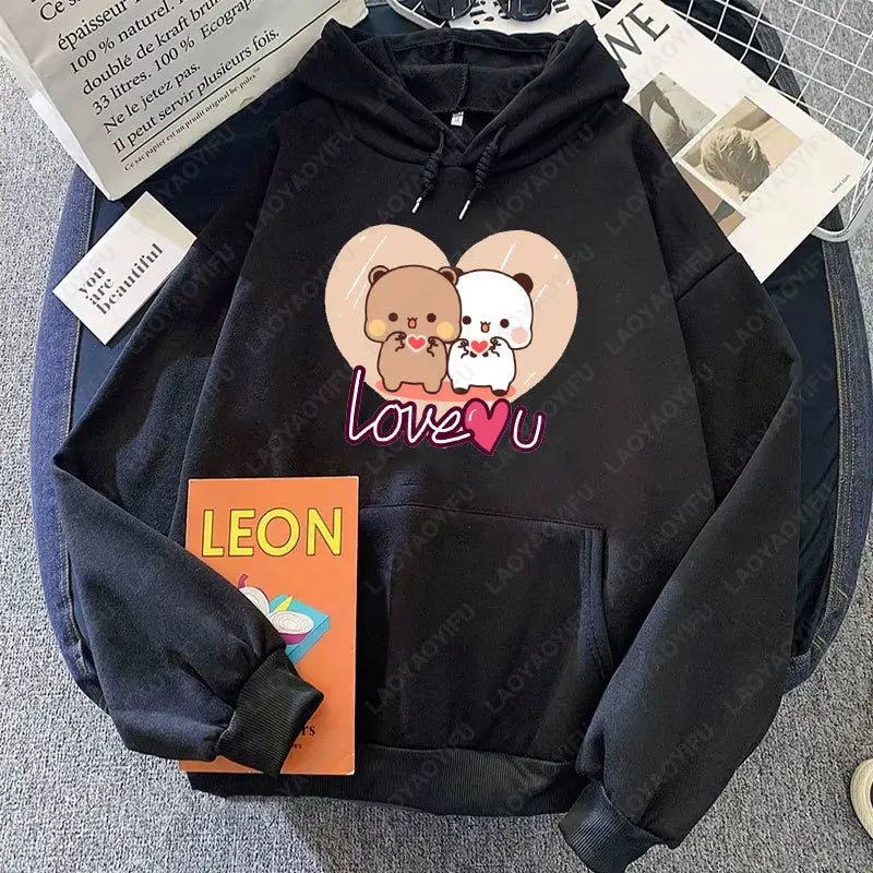 Panda Bubu Dudu Love Heart Sweatshirt