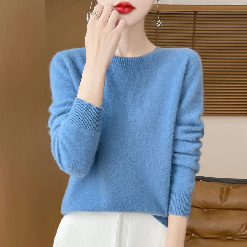 “Women’s 100% Merino Wool Sweater”