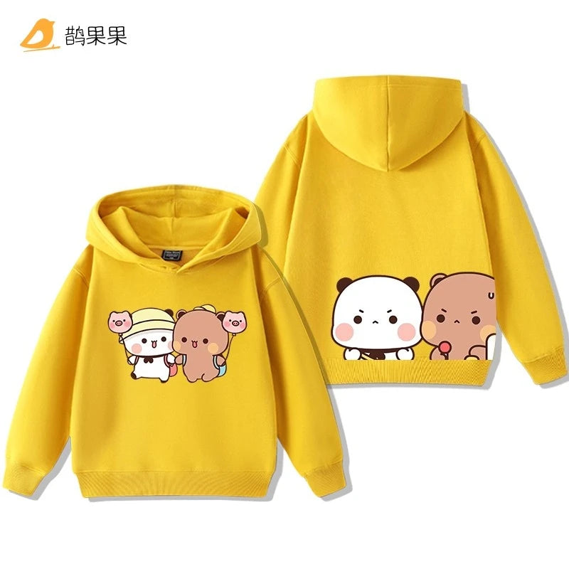 Bubu Cartoon Hoodie – Kids’ Autumn/Winter Sweatshirt