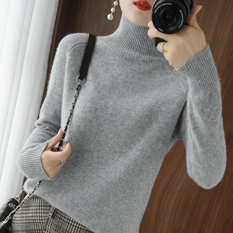 “Women’s 100% Merino Wool Sweater”