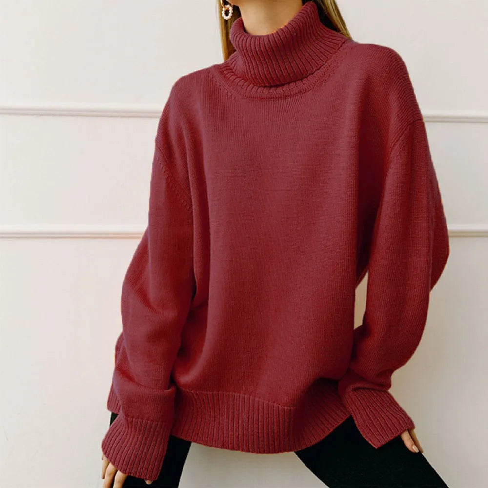 Slim Fit Turtleneck Pullover