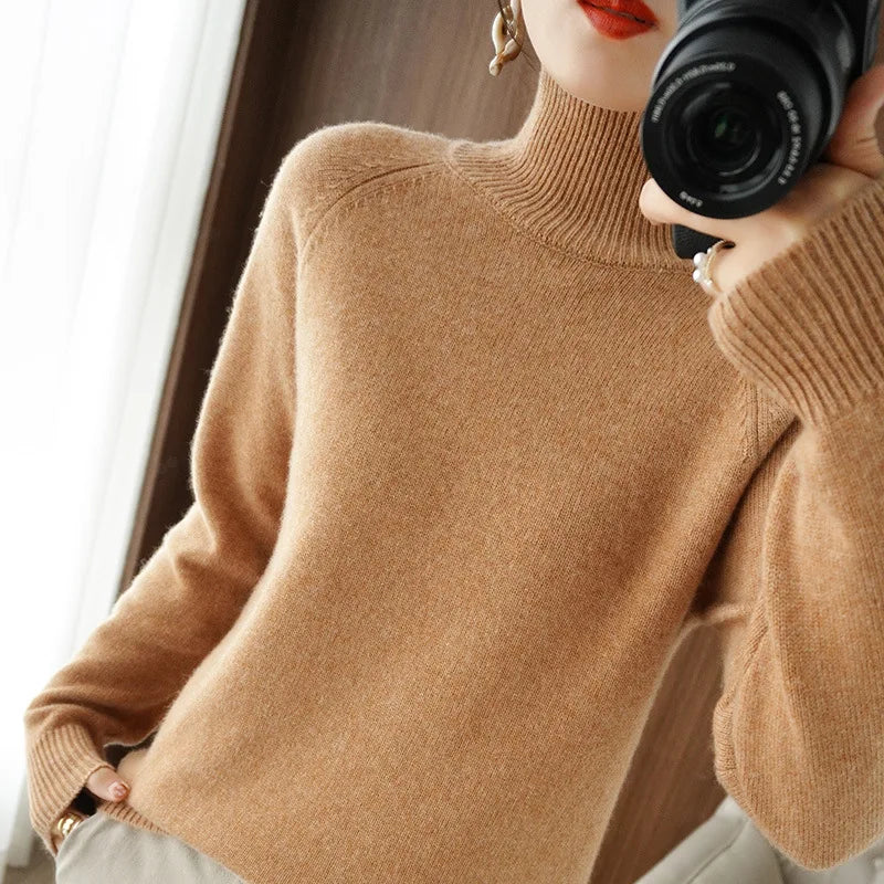 “Women’s 100% Merino Wool Sweater”