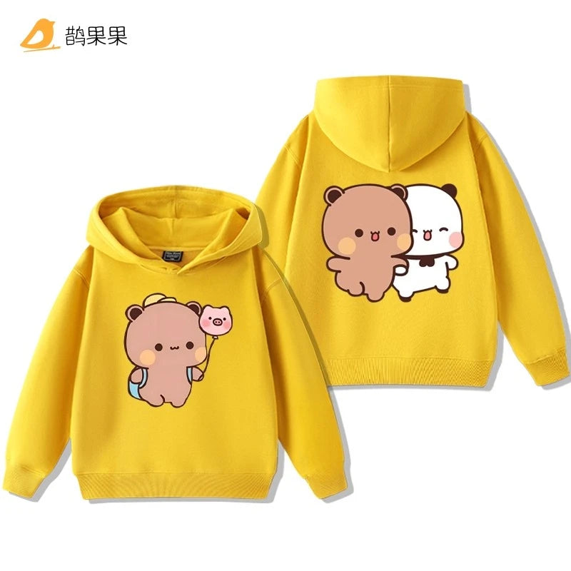 Bubu Cartoon Hoodie – Kids’ Autumn/Winter Sweatshirt