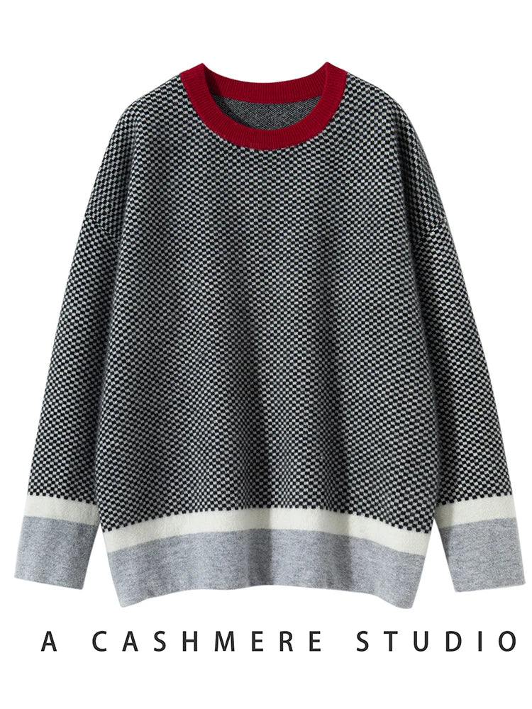 Women’s 100% Cashmere Sweater – Autumn/Winter Pullover