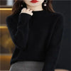 100% Wool Cashmere Sweater – Women’s Autumn/Winter Pullover