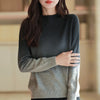 “Women’s Gradient Wool Mock-Collar Sweater”