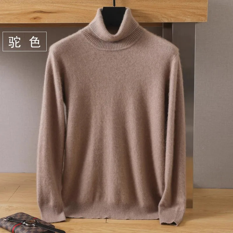Men’s Mink Velvet Cashmere Sweater