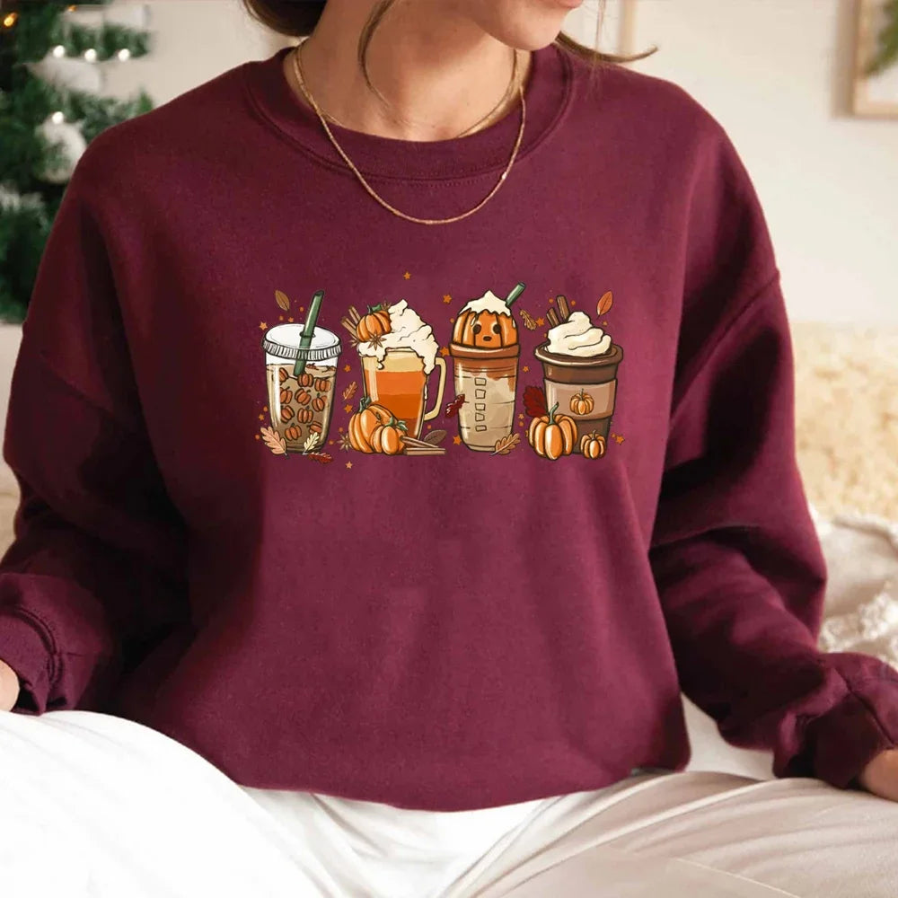 1. Fall Coffee Lover Sweatshirt
