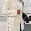 Women’s Plush Hooded Cardigan – Thick Warm Sweater