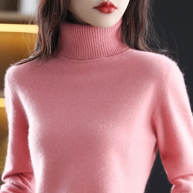 “Women’s 100% Mink Cashmere Sweater”