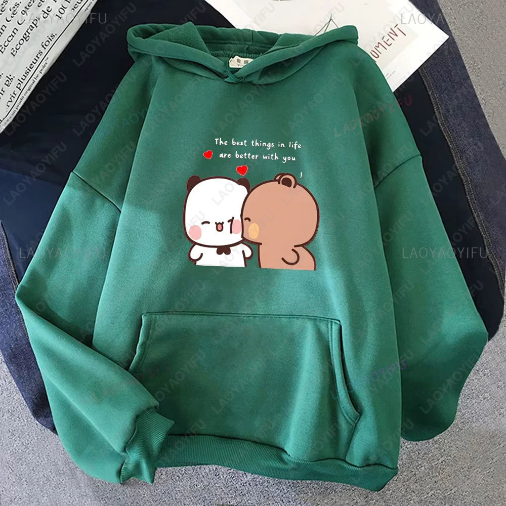 Panda Bubu Dudu Love Heart Sweatshirt