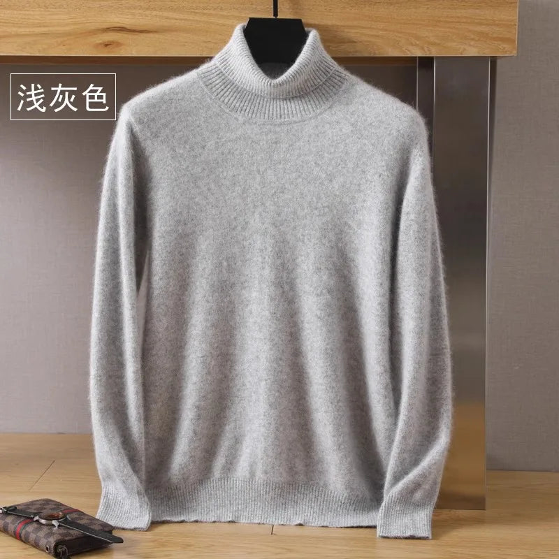 Men’s Mink Velvet Cashmere Sweater