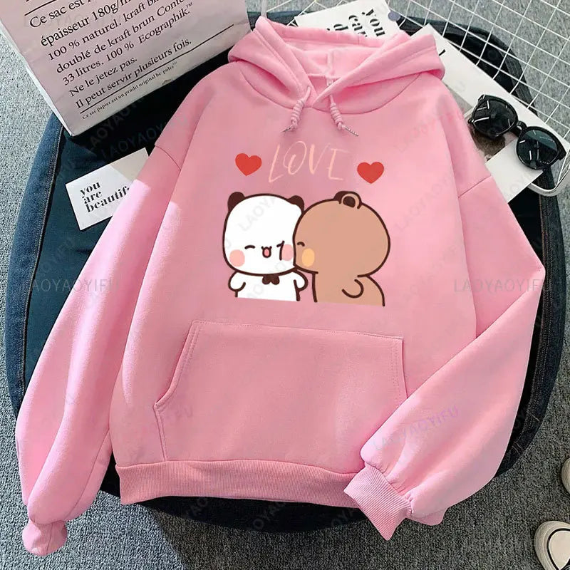 Panda Bubu Dudu Love Heart Sweatshirt