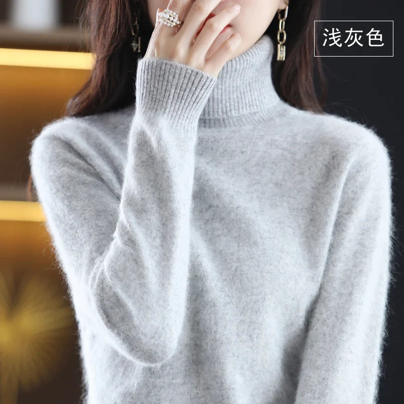 “Women’s 100% Mink Cashmere Sweater”