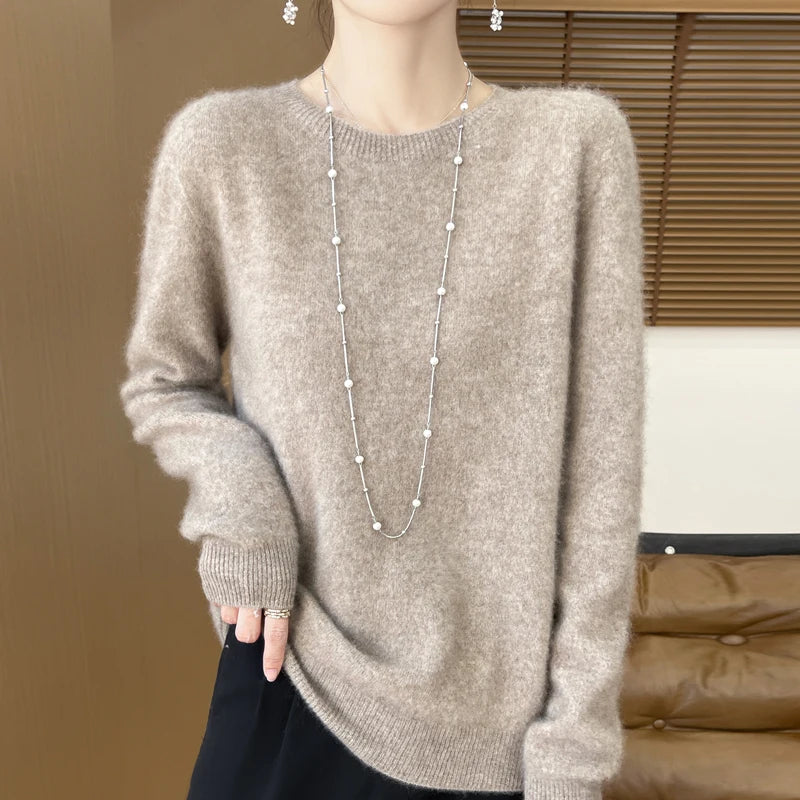 “Women’s 100% Merino Wool Sweater”