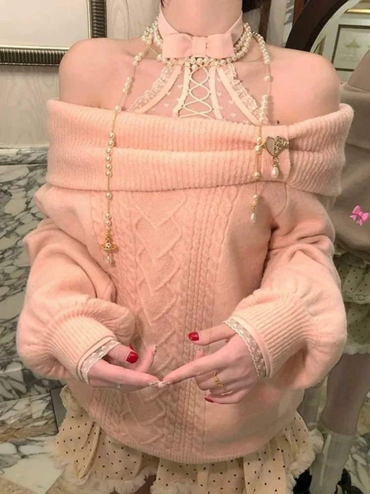 Sexy Y2K Pullover – Elegant Knitted Top