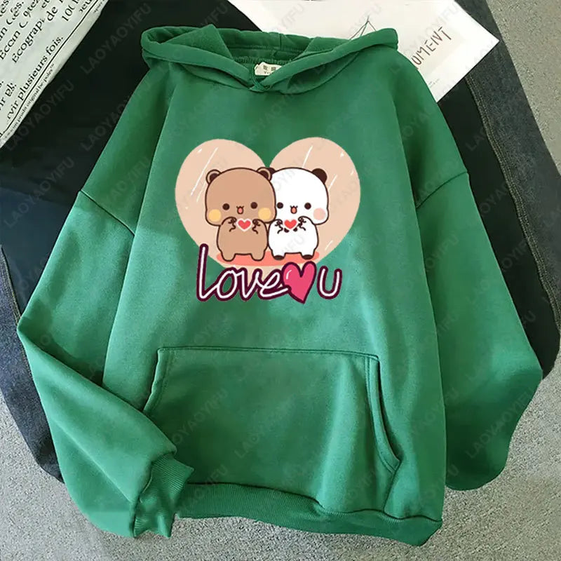 Panda Bubu Dudu Love Heart Sweatshirt