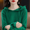 “Women’s Cashmere Hooded Sweater”