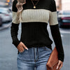 “Women’s Color-Block Long-Sleeve Tee”