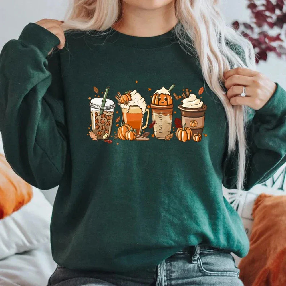 1. Fall Coffee Lover Sweatshirt