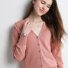 “Women’s V-Neck Knit Cardigan”