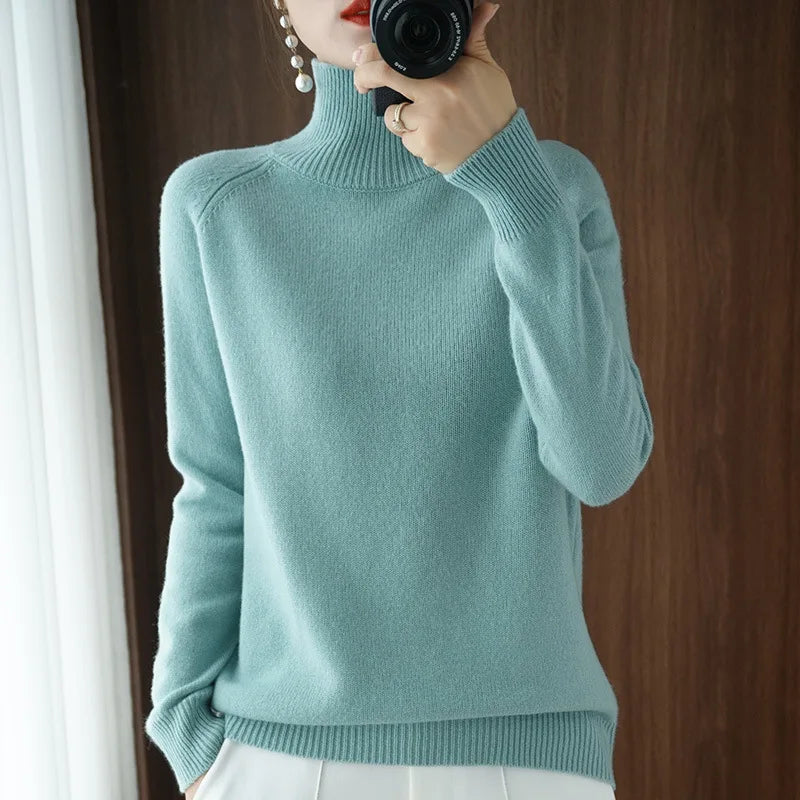 “Women’s 100% Merino Wool Sweater”