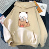 Autumn Bubu Dudu Bubble Tea Hoodie – Kawaii Oversized Sweatshirt