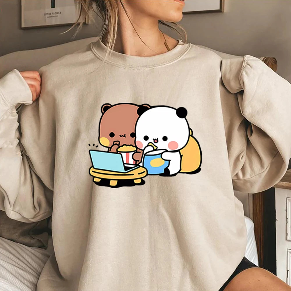 Bubu & Dudu Panda Hoodie – Kawaii Sweatshirt