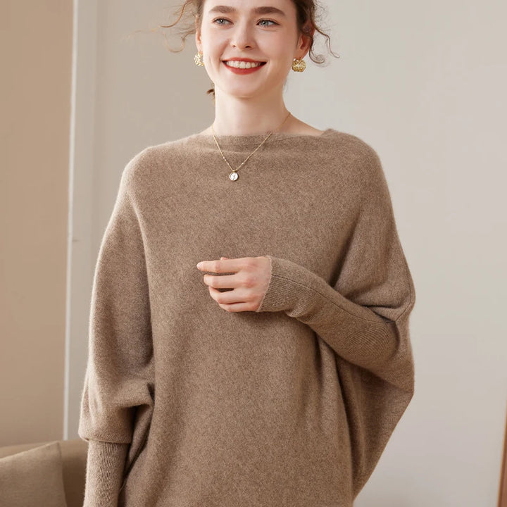 Women’s Soft Knit Jumper – Loose Fashion Sweater