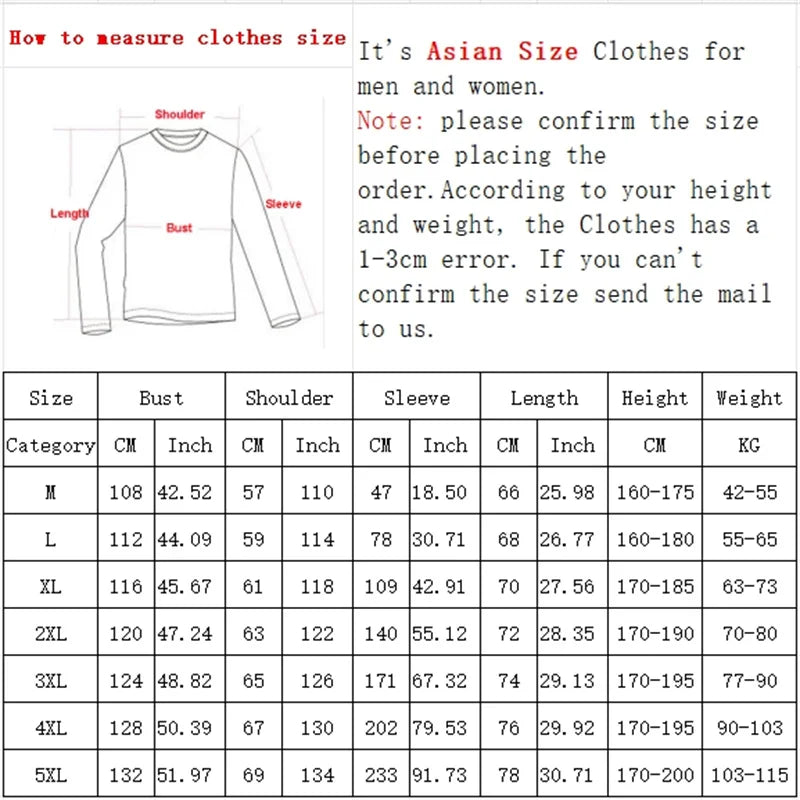 Men’s Oversized White Sweater – 5XL Letter Print