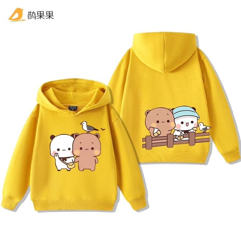 Bubu Cartoon Hoodie – Kids’ Autumn/Winter Sweatshirt
