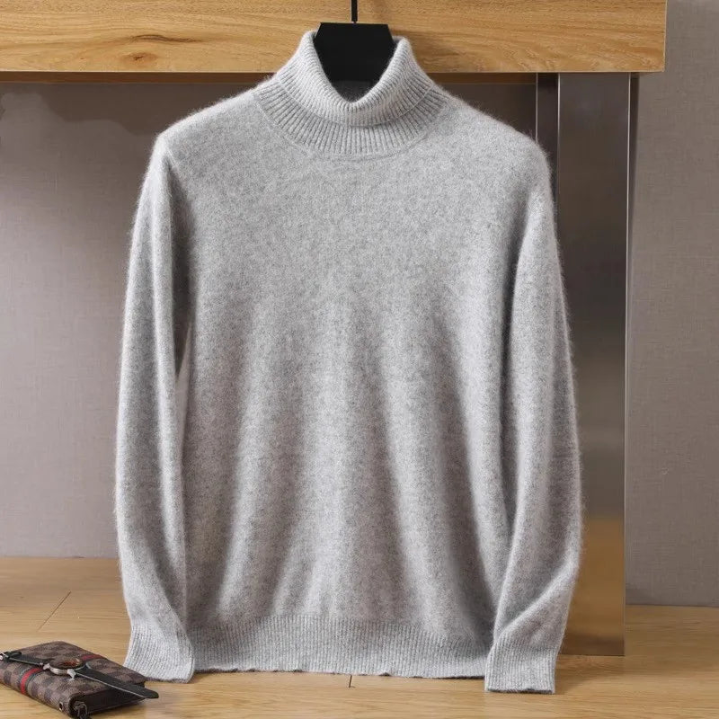 Men’s Mink Velvet Cashmere Sweater