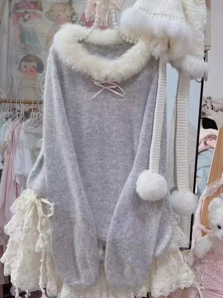 Sexy Y2K Pullover – Elegant Knitted Top