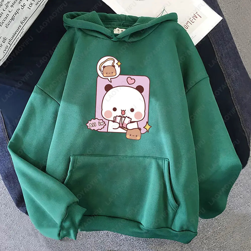 Panda Bubu Dudu Love Heart Sweatshirt