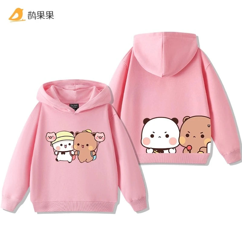 Bubu Cartoon Hoodie – Kids’ Autumn/Winter Sweatshirt