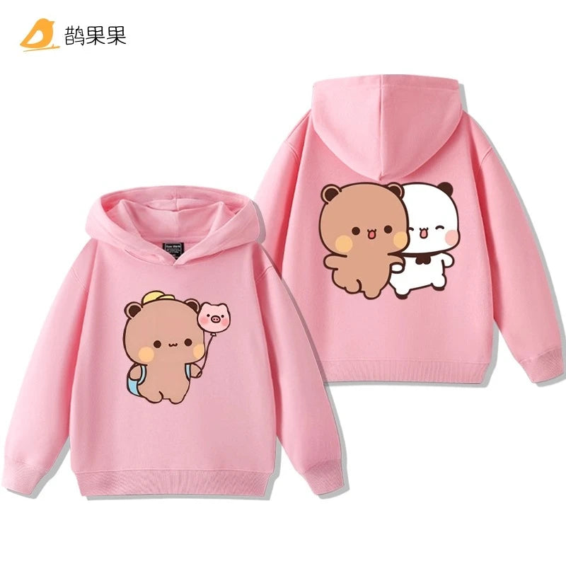 Bubu Cartoon Hoodie – Kids’ Autumn/Winter Sweatshirt