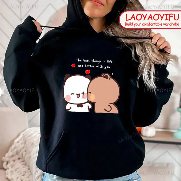 Panda Bubu Dudu Love Heart Sweatshirt