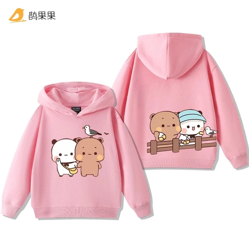 Bubu Cartoon Hoodie – Kids’ Autumn/Winter Sweatshirt