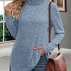 Women’s Thick Knitted Sweater – Autumn Turtleneck Pullover