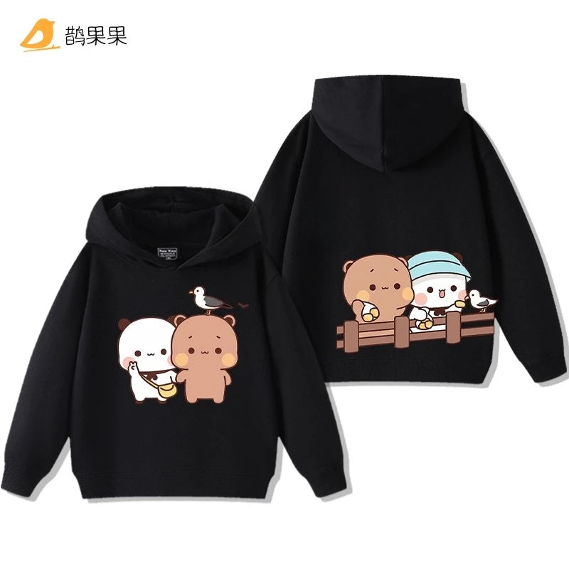 Bubu Cartoon Hoodie – Kids’ Autumn/Winter Sweatshirt