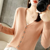 “2024 Women’s V-Neck Loose Sweater”