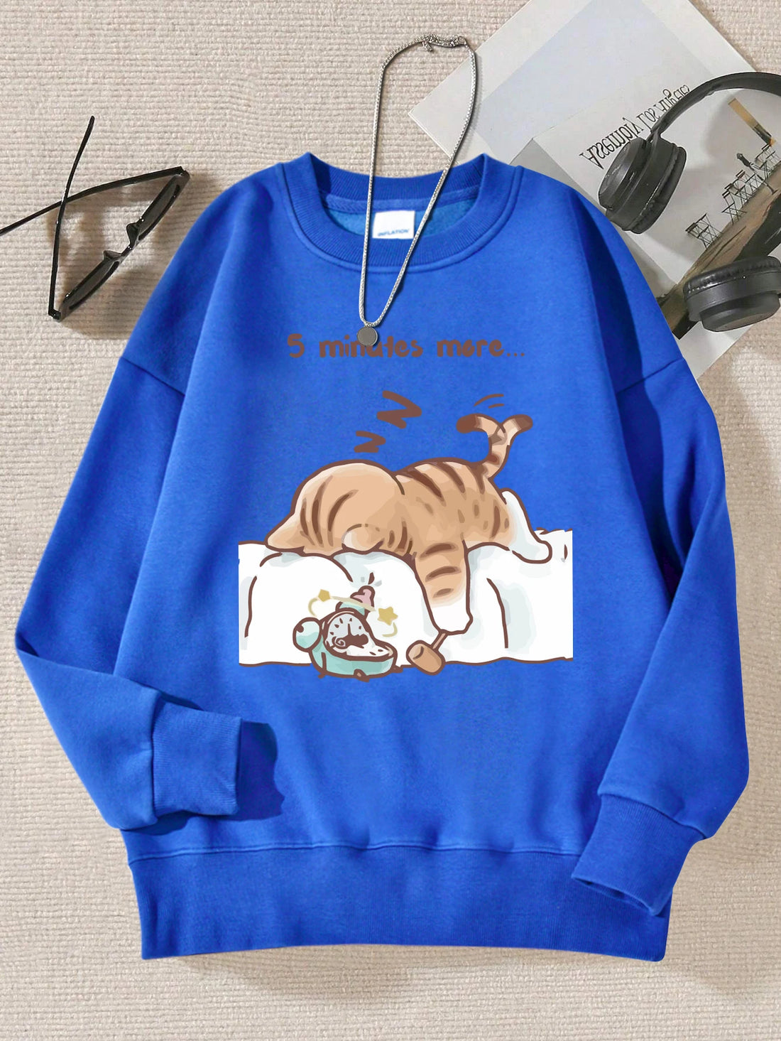 Sleepy Cat Hoodie – Autumn Sweatshirt